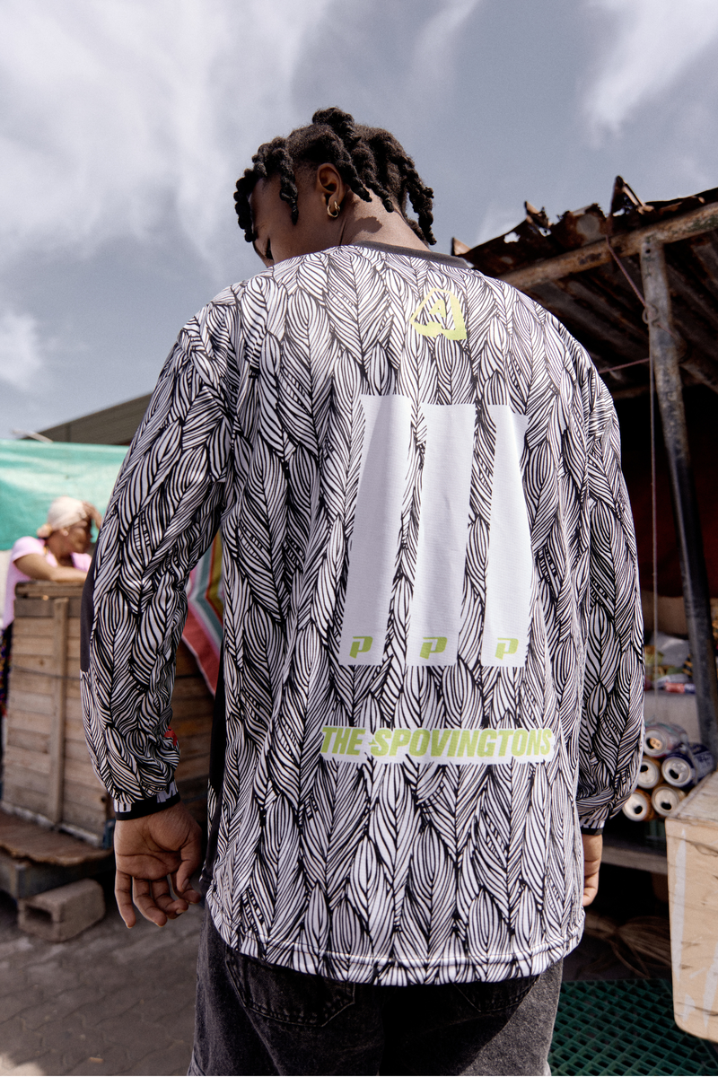 PRIMO x SPOVA L/S MOTOCROSS JERSEY - WHITE – Victory Lab