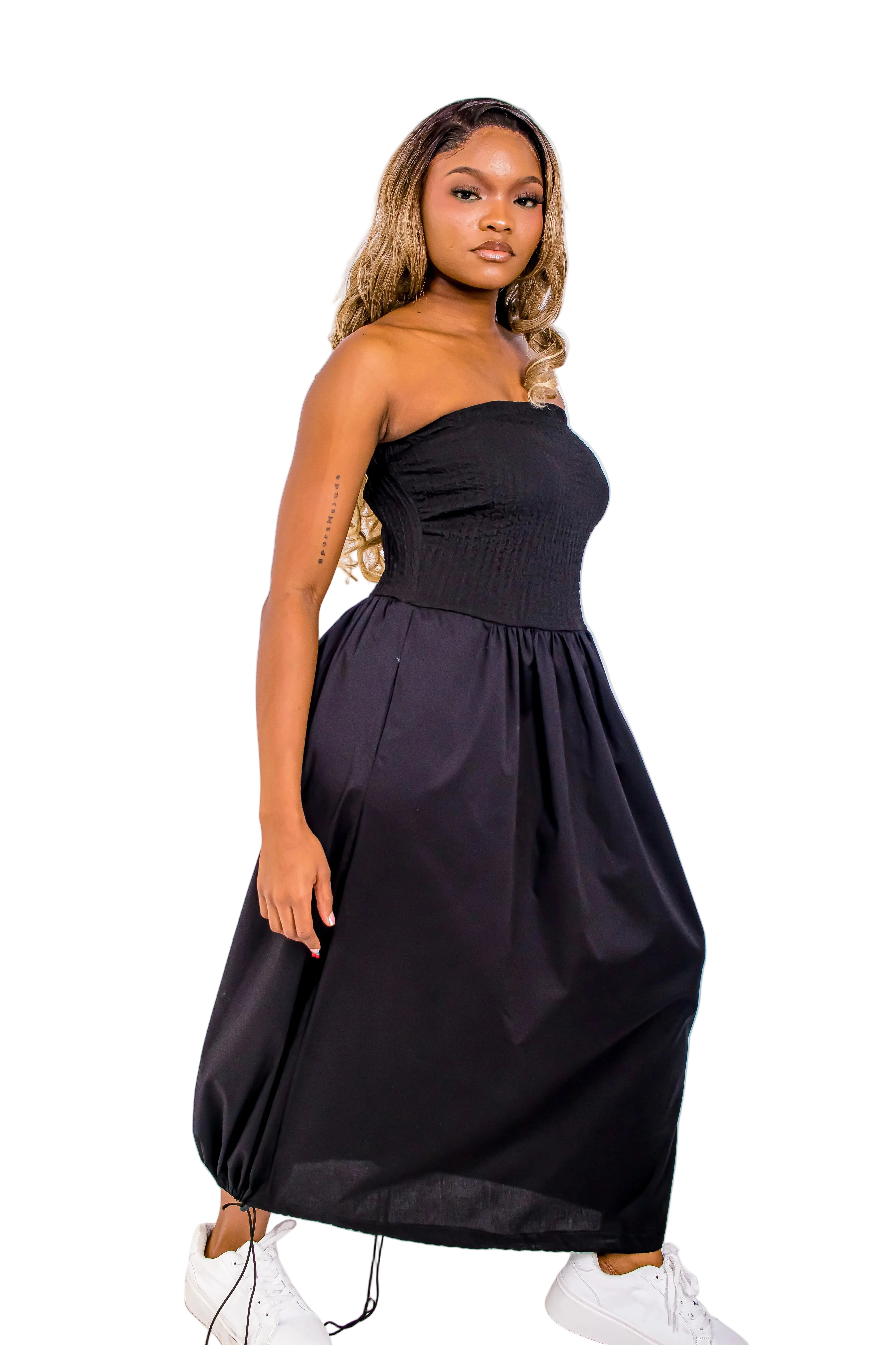BLACK MAXI DRESS