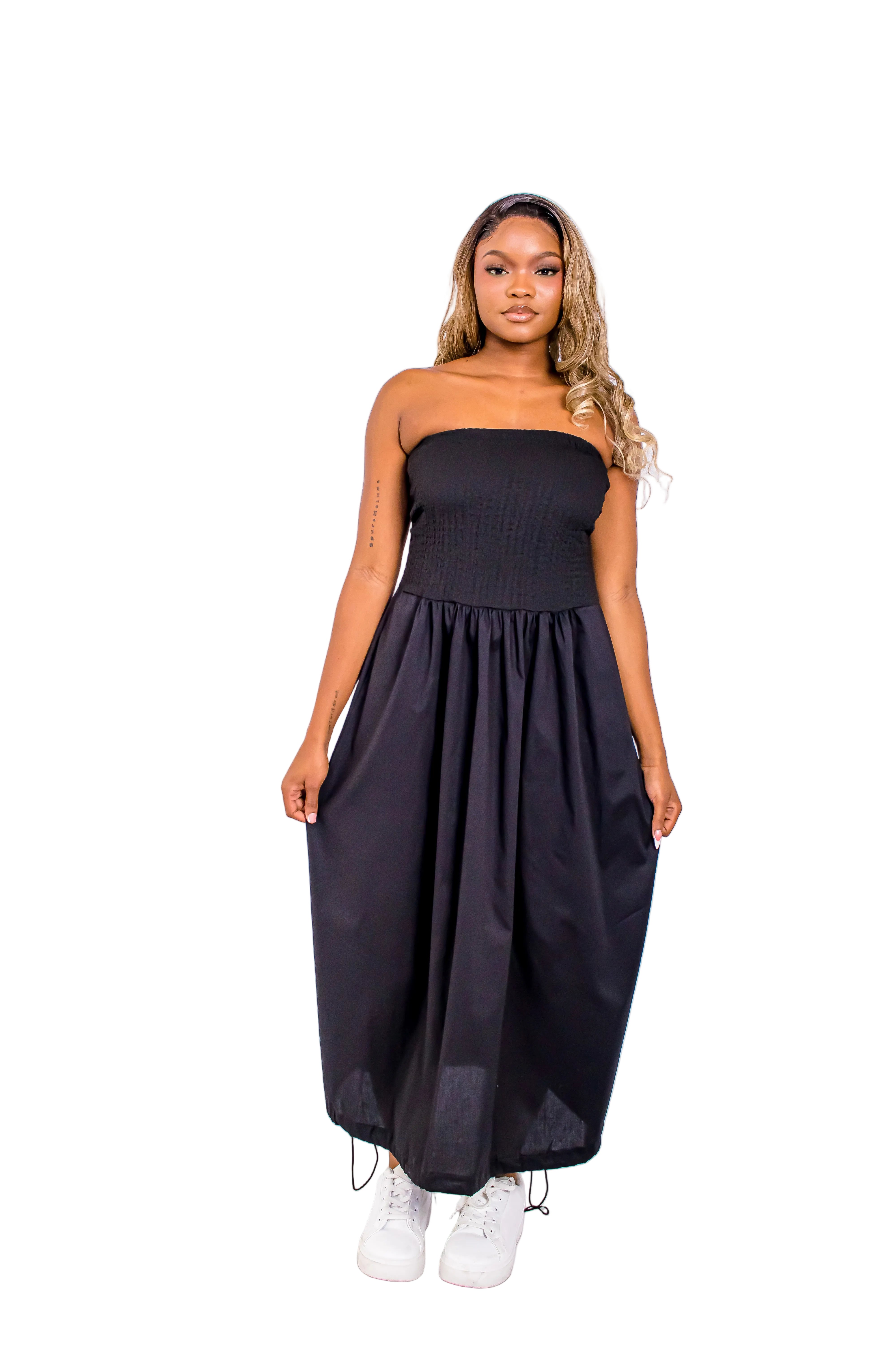 BLACK MAXI DRESS