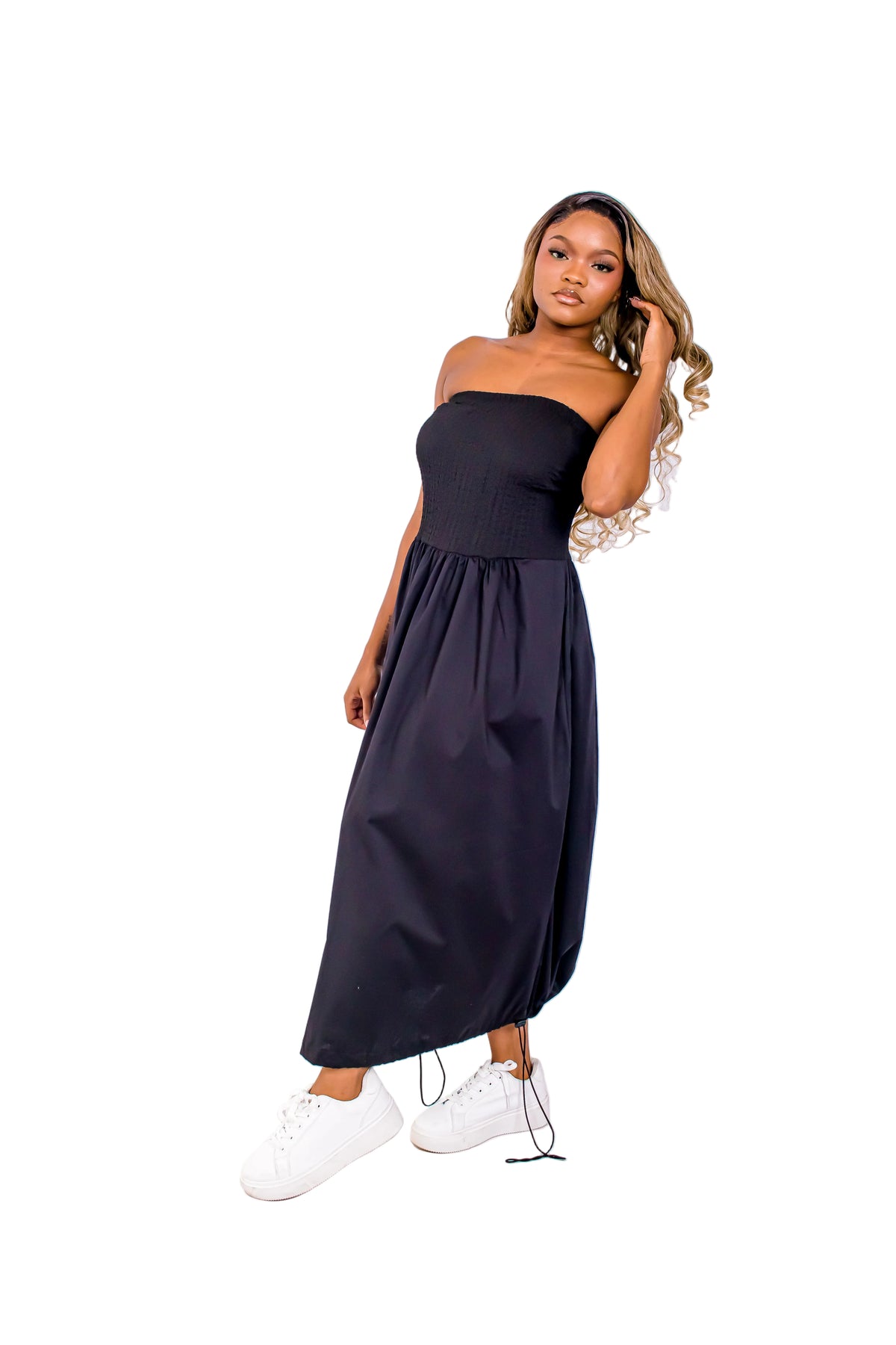 BLACK MAXI DRESS