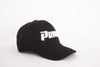 Black Primo Panelled Embroidered Cap